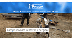 Desktop Screenshot of poratek.fi