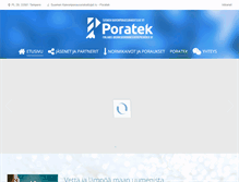 Tablet Screenshot of poratek.fi